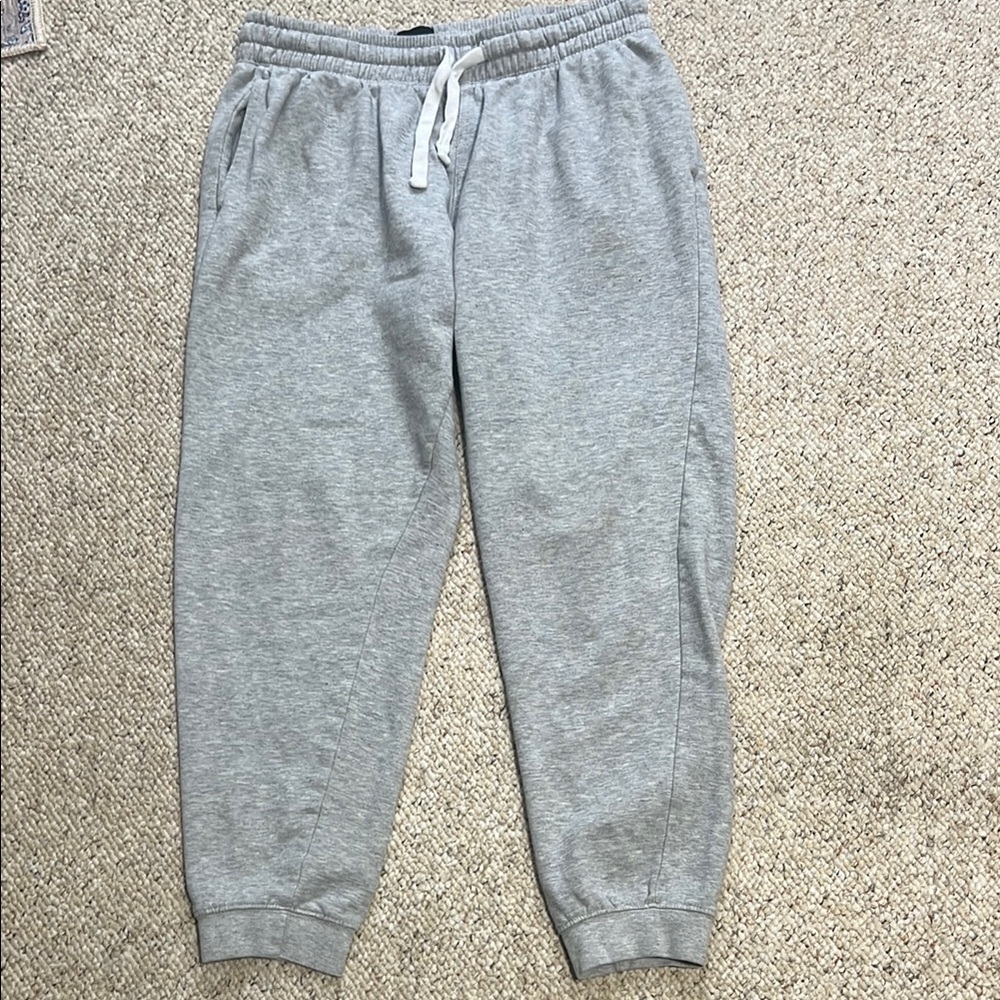 Gray Jogger Sweatpants